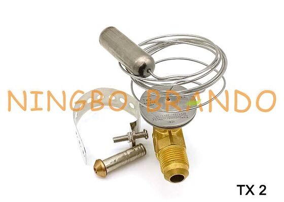 Danfoss 유형 068Z3206 TX2 감온식 팽창 밸브 3/8'' x 1/2'' 플레어