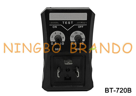 공기 압축기 자동 배수 밸브 전자 디지털 타이머 IP65 DIN 43650 Form A