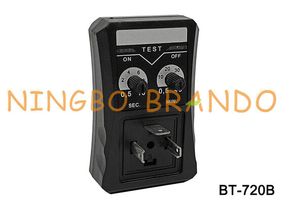 공기 압축기 자동 배수 밸브 전자 디지털 타이머 IP65 DIN 43650 Form A
