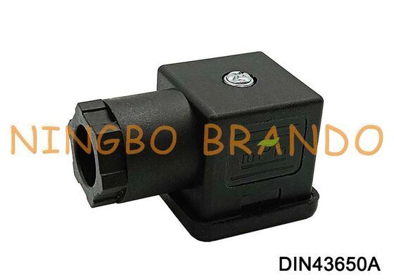 DIN43650A 솔레노이드 코일 커넥터 18mm 3 핀 DIN 43650 유형 A