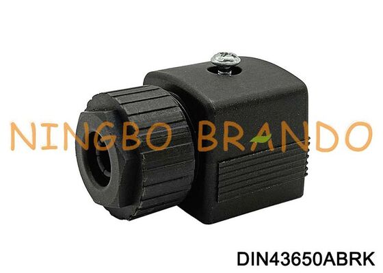 유형 2508 솔레노이드 코일 케이블 플러그 커넥터 DIN43650A 18mm DIN 43650 유형 A