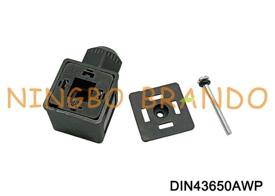 DIN43650A 방수 솔레노이드 밸브 코일 커넥터 IP67