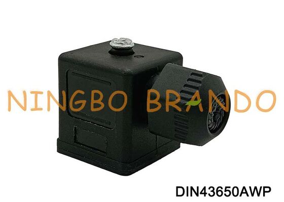 DIN43650A 방수 솔레노이드 밸브 코일 커넥터 IP67