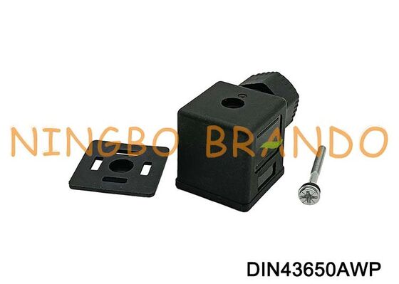 DIN43650A 방수 솔레노이드 밸브 코일 커넥터 IP67