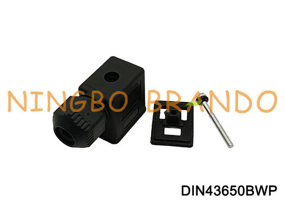 DIN43650B 방수 솔레노이드 밸브 코일 커넥터 IP67 DIN 43650 Form B