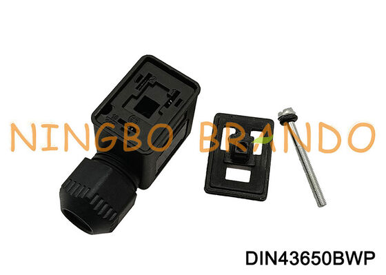 DIN43650B 방수 솔레노이드 밸브 코일 커넥터 IP67 DIN 43650 Form B