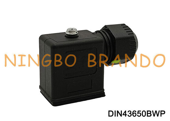DIN43650B 방수 솔레노이드 밸브 코일 커넥터 IP67 DIN 43650 Form B