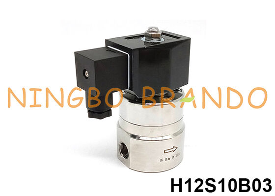 300바 고압 솔레노이드 밸브 3/8'' 220V 110V 24V 12V