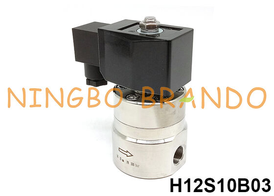 300바 고압 솔레노이드 밸브 3/8'' 220V 110V 24V 12V