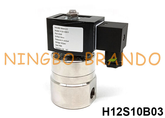 300바 고압 솔레노이드 밸브 3/8'' 220V 110V 24V 12V