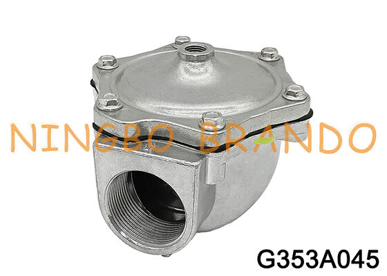 ASCO 유형 G353A045 2/2 NC G1-1/2 나사식 알루미늄 파일럿 작동 밸브