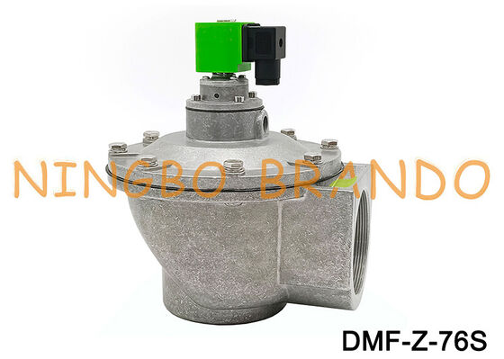 DMF-Z-76S G3'' 직각 다이어프램 밸브 AC220V DC24V 펄스 솔레노이드 밸브