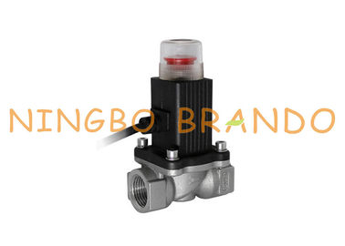 일반적으로 열리는 비상사태 가스가 3/4 인치 솔레노이드 벨브 9V 12V DC 1 1/2를 잠궜습니다