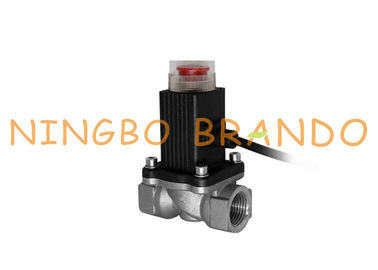 일반적으로 열리는 비상사태 가스가 3/4 인치 솔레노이드 벨브 9V 12V DC 1 1/2를 잠궜습니다