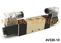 3/8 &quot; NPT 4V320-10 5/2 방법 방향 제어 밸브 공기 두배 솔레노이드 AC110V AC220V