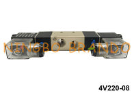 1/4 &quot; 4V220-08 아이르타크 종류 공압 솔레노이드 밸브 5 방식 2 위치 220V