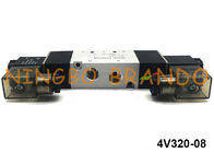 4V320-08 아이르타크 종류 공압 솔레노이드 밸브 5 방식 2는 220VAC을 배치합니다