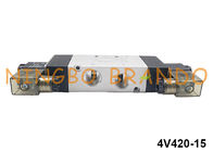 5 방식 2 위치 공압 솔레노이드 밸브 아이르타크 종류 4V420-15 12V 24V