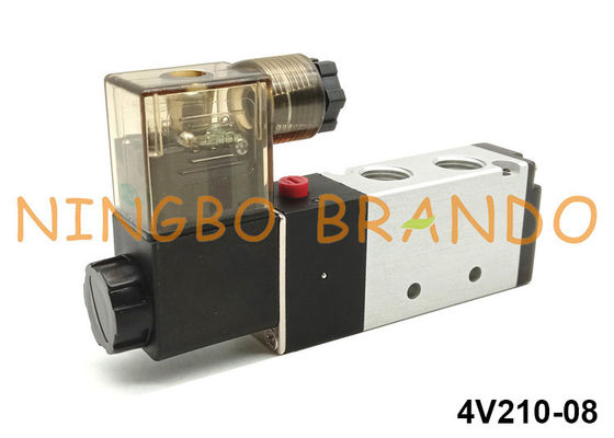 아이르타크 종 공기 공기 솔레노이드 밸브 4V210-08-DC24V 1/4 &quot; NPT