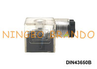 주도한 것을 가진 MPM DIN 43650 형식 비 DIN 43650B 솔레노이드 코일 커넥터