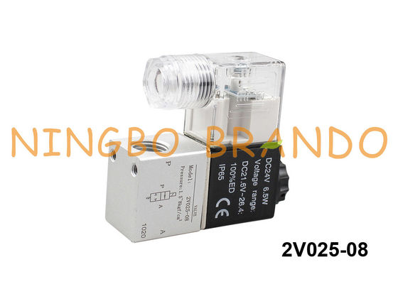 2V025-08 아이르타크는 공기 솔레노이드 밸브 1/4 &quot; BSP 220V AC을 타이핑합니다