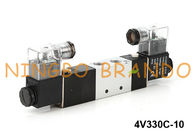 4V330C-10 아이르타크는 공기 솔레노이드 밸브 5/3 방식 24V DC 220V AC을 타이핑합니다