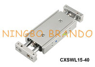 SMC는 CXSWL15-40 두배 유도된 로드 공기압실린더를 타이핑합니다