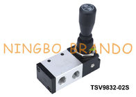 TSV9832-02S 샤코 종류 손 작동식 제어 공기 밸브 3/2 방법