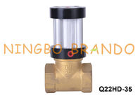 Q22HD-35 1 1/4 &quot; DN35 2 방법 학술적 몸 공기 조종된 피스톤 밸브