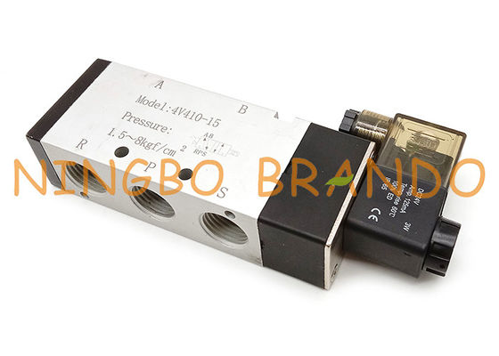 Airtac 유형 4V410-15 5/2 웨이 공기 제어 공압 솔레노이드 밸브