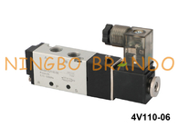 4V110-06 Airtac 유형 공압 솔레노이드 밸브 5/2 방법 24V 220V