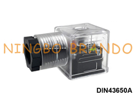 DIN43650A 솔레노이드 밸브 코일 커넥터 투명 DIN 43650 A형