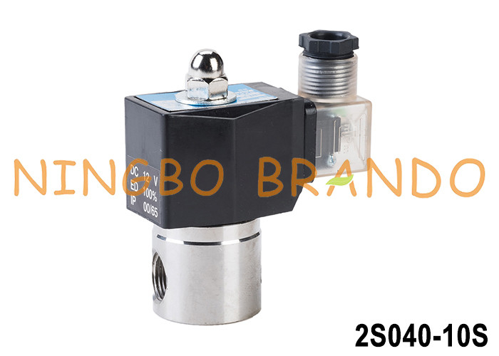 2S040-10 3/8' 물 공기 오일 스테인리스 스틸 솔레노이드 밸브 12V 24V 110V 220V
