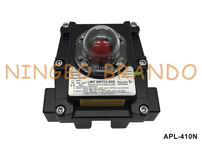 APL-410N 폭발 방지 제한 스위치 박스 볼 밸브용 밸브 위치 표시기