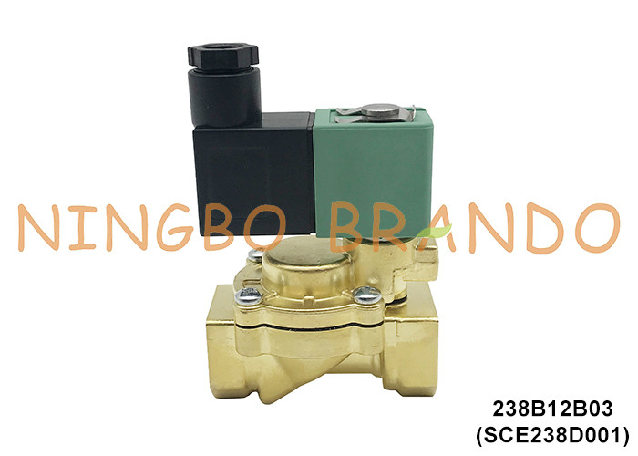 SCE238D001 3/8' ASCO 타입 구리 전자기 밸브 220V 230V 110V 115V 24V