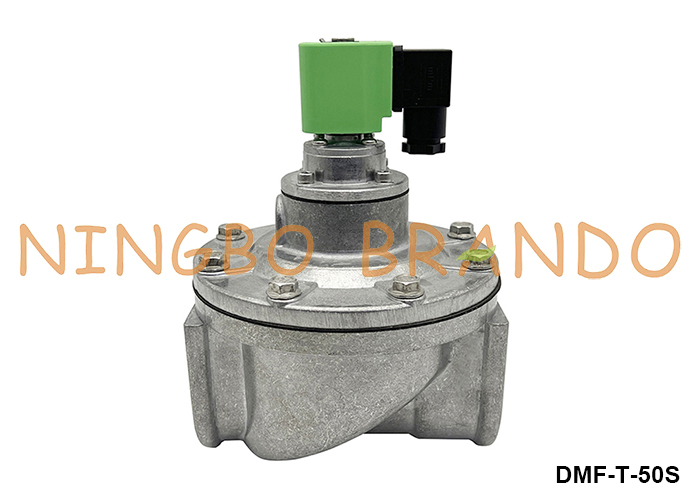 2'' DMF-T-50S BFEC 집진기용 펄스 제트 밸브 스트레이트 스루