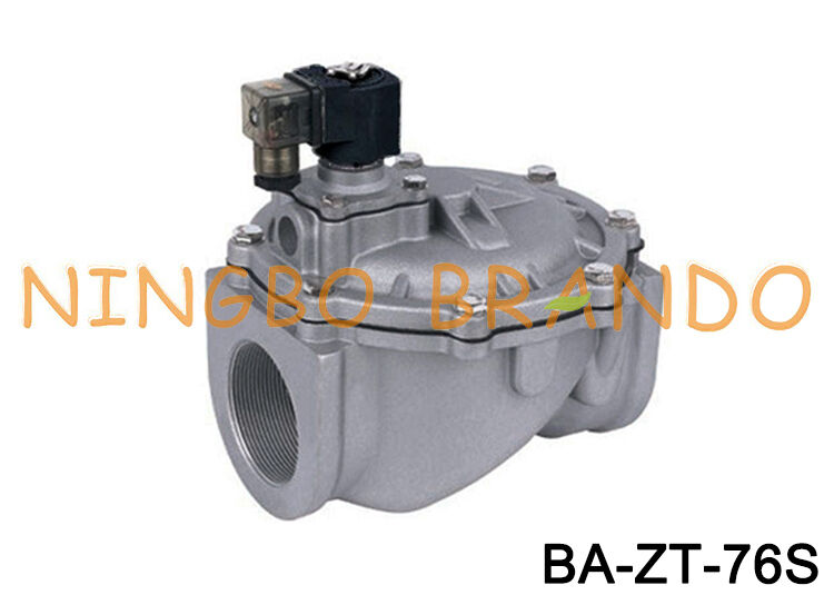 3'' 스트레이트 스루 펄스 제트 솔레노이드 밸브 (집진기용) 24V 110V 220V