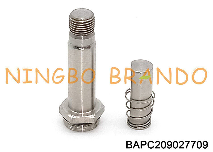 S9 2/2 웨이 NC 스레드 스테인레스 스틸 솔레노이드 밸브 전기자 플런저 코어 튜브