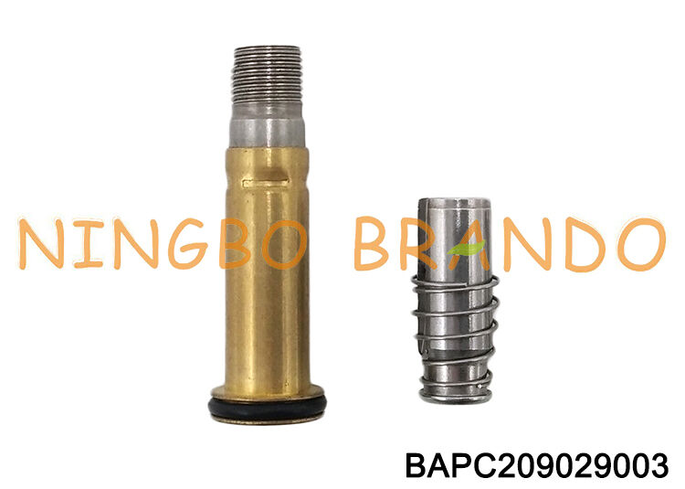 2V025-06 2V025-08 2P025-06 2P025-08용 2 웨이 NC 황동 가이드 튜브 플랜지 전기자