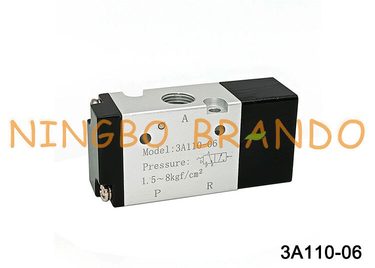 AIRTAC 타입기압 제어 밸브 3A110-06 1/8'' 3 방향 공기 조종 밸브