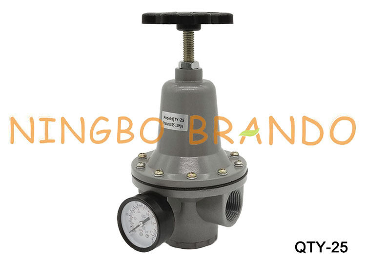 QTY-25 공압 조절기 1.0MPa 게이지가 있는 1인치 조절기 QTY25