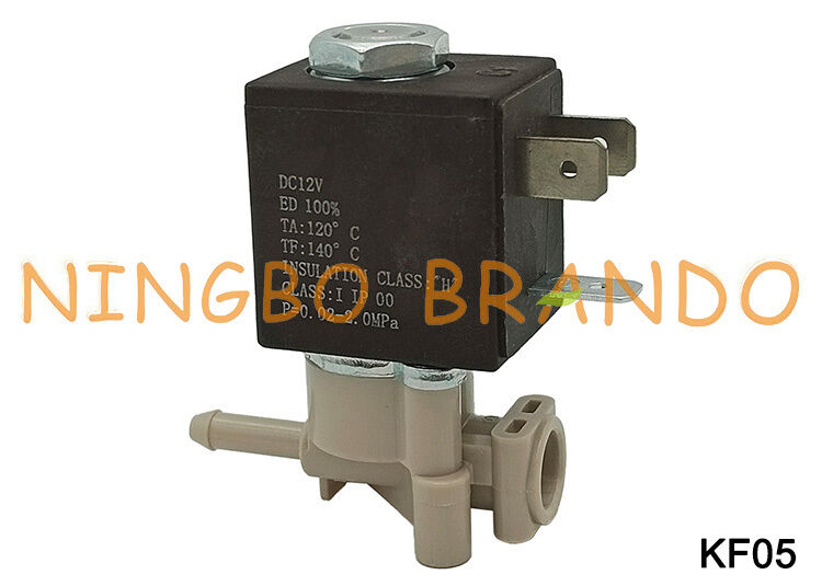 2 Way Normally Closed Nylon Plastic Water Solenoid Valve 1/8'' DC12V KF05