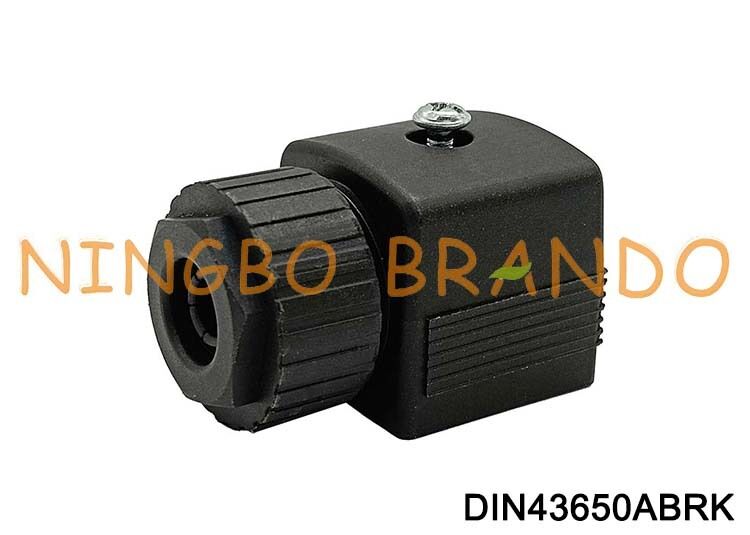 유형 2508 솔레노이드 코일 케이블 플러그 커넥터 DIN43650A 18mm DIN 43650 유형 A