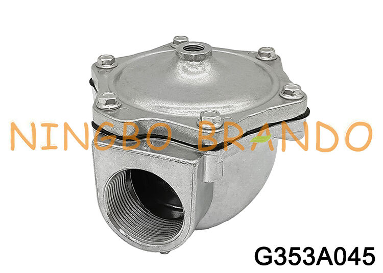 ASCO 유형 G353A045 2/2 NC G1-1/2 나사식 알루미늄 파일럿 작동 밸브