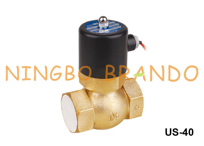 2L-40 US-40 유니-D 타입 스팀 놋쇠 솔레노이드 밸브 1 1/2 " 24V 220V