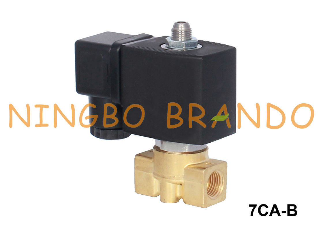 물 공기 1/8 '' 1/4'' 12V 24V 110V 220V 용 3/2 웨이 황동 솔레노이드 밸브