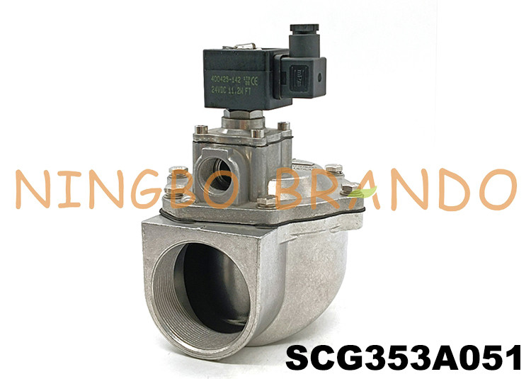 백 필터를 위한 2.5 &quot; SCG353A051 아스코 종류 직각 353 시리즈 펄스 제트 밸브
