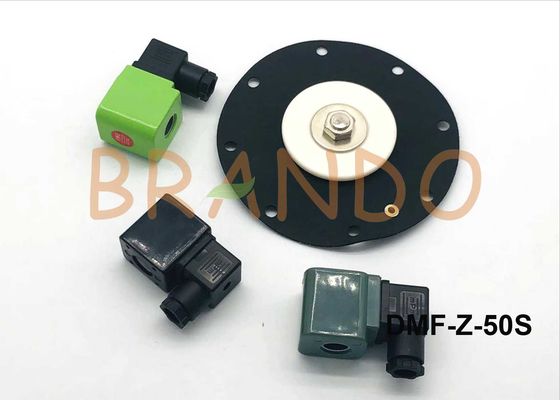 Aluminum Pneumatic Solenoid Pulse Valve 2 Inch Port Size For Dust Removal