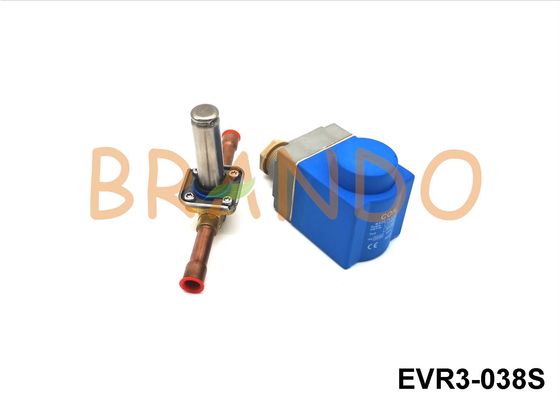 Medium Pressure Refrigeration Solenoid Valve EVR3-038S 220VAC 12VDC