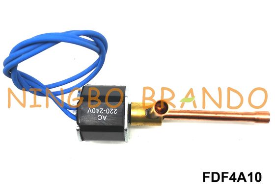 FDF4A10 Dehumidifier Refrigeration Solenoid Valve 1/4'' 6.35mm OD AC220V Normally Closed